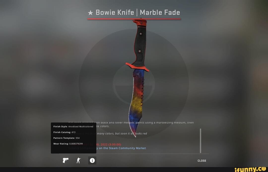 Боуи мраморный градиент. Bowie Knife мраморный градиент. Скин нож БОУ И градиент. Нож Боуи градиент.