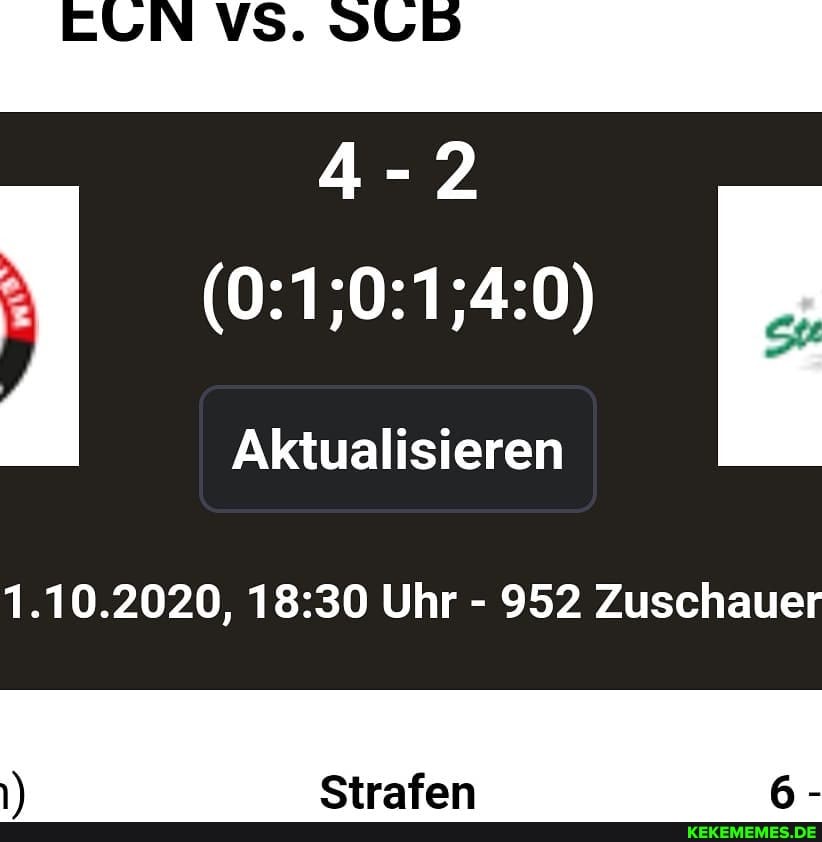 4-2
Aktualisieren
1.10.2020, Uhr - 952 Zuschauer