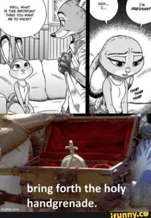 bring forth the holy E
handgrenade.
impflip.com.