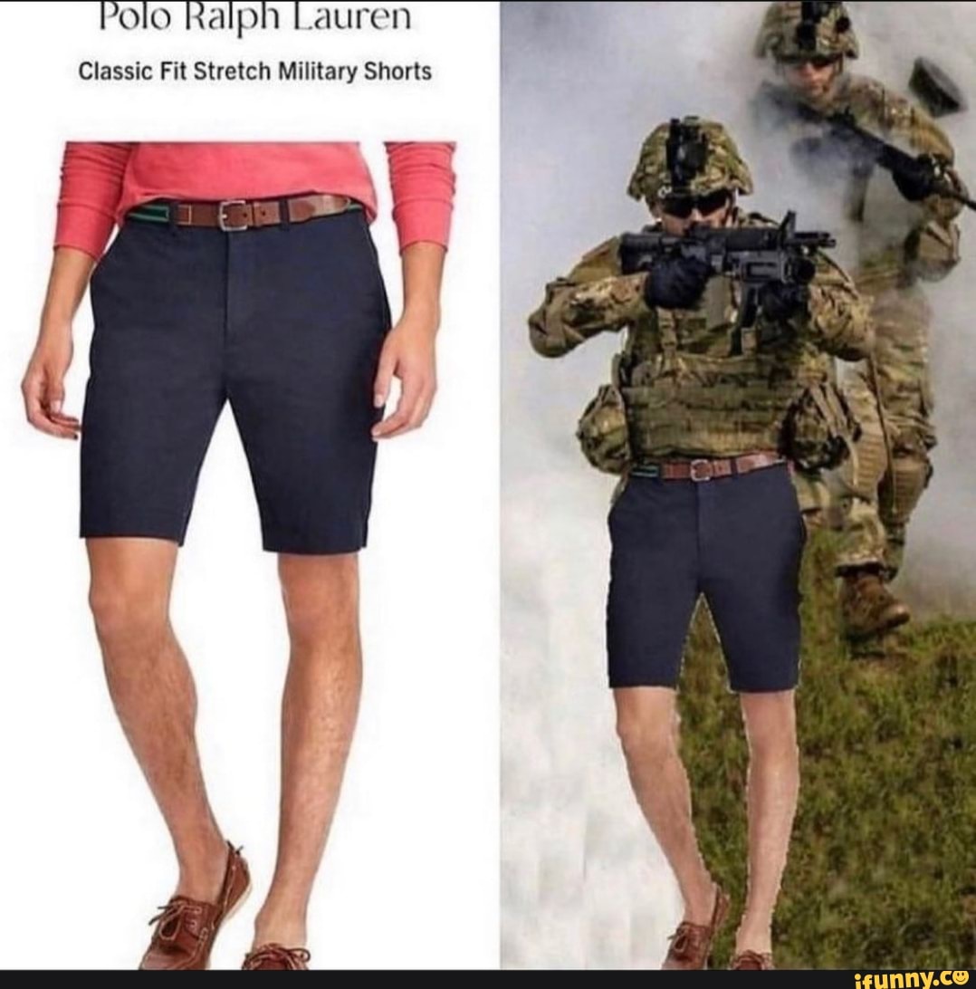 Polo Ralph Lauren Classic Fit Stretch Military Shorts - iFunny Brazil