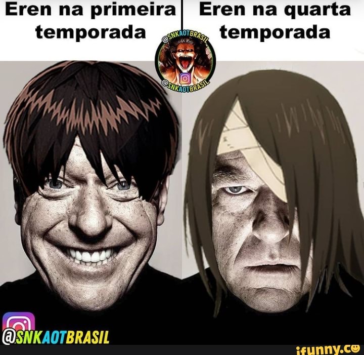 Eren na primeiraI Eren na quarta temporada temporada
