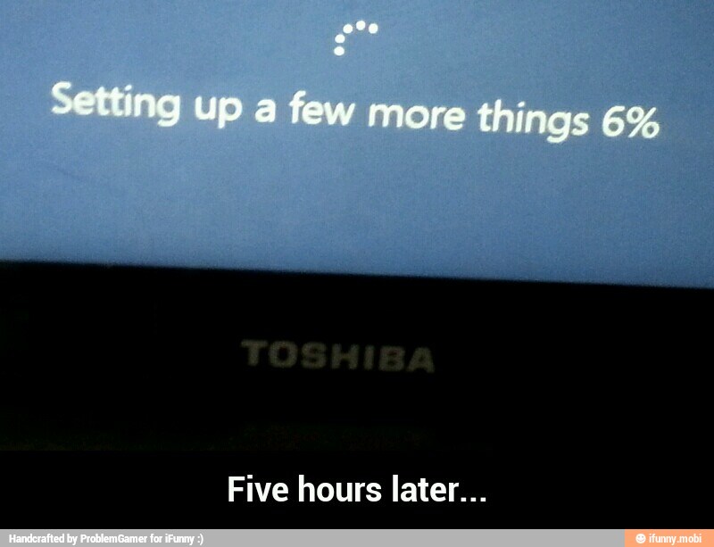 Five hours later... - Five hours later...