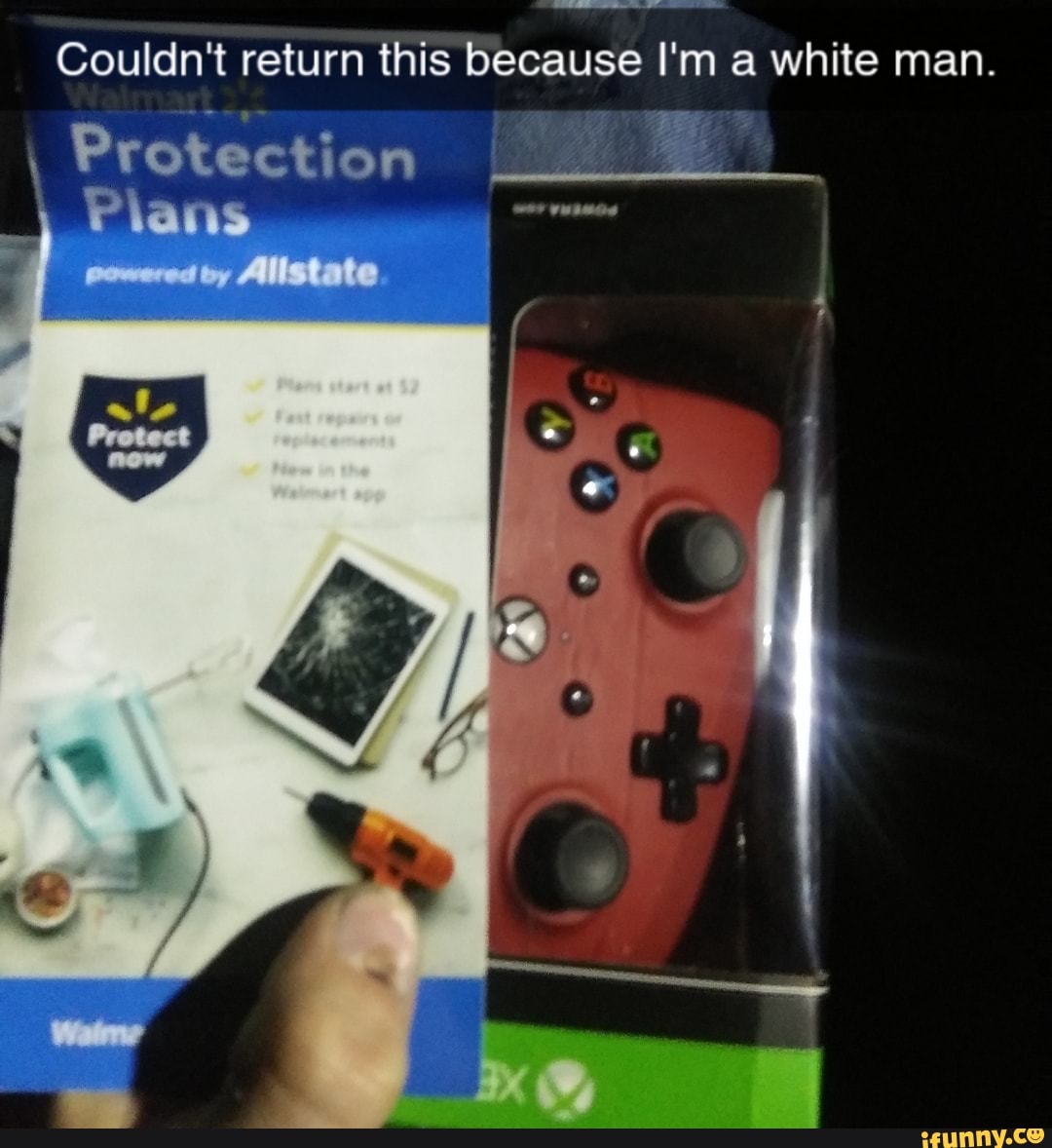 Couldn't return this because I'm a white man.
Protection
Plans