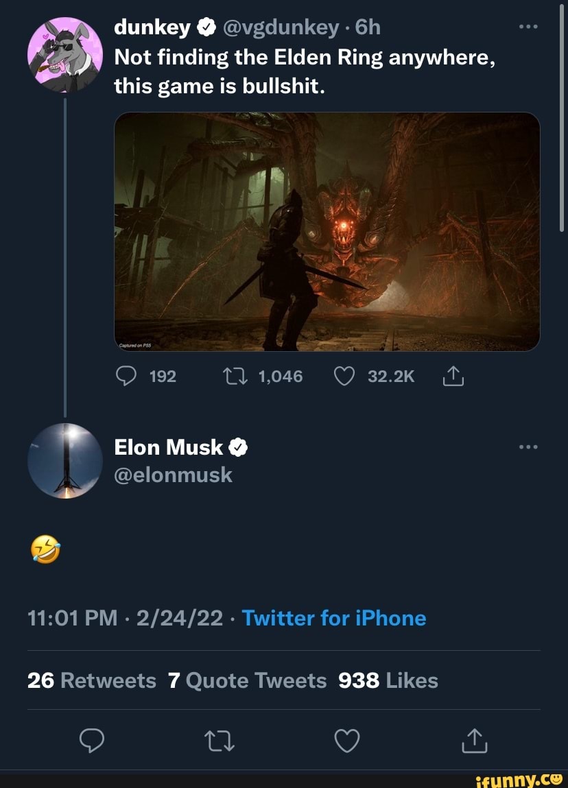 Dunkey vgdunkey Gh Not Finding The Elden Ring Anywhere This Game Is Bullshit 192 1046 32 2K 