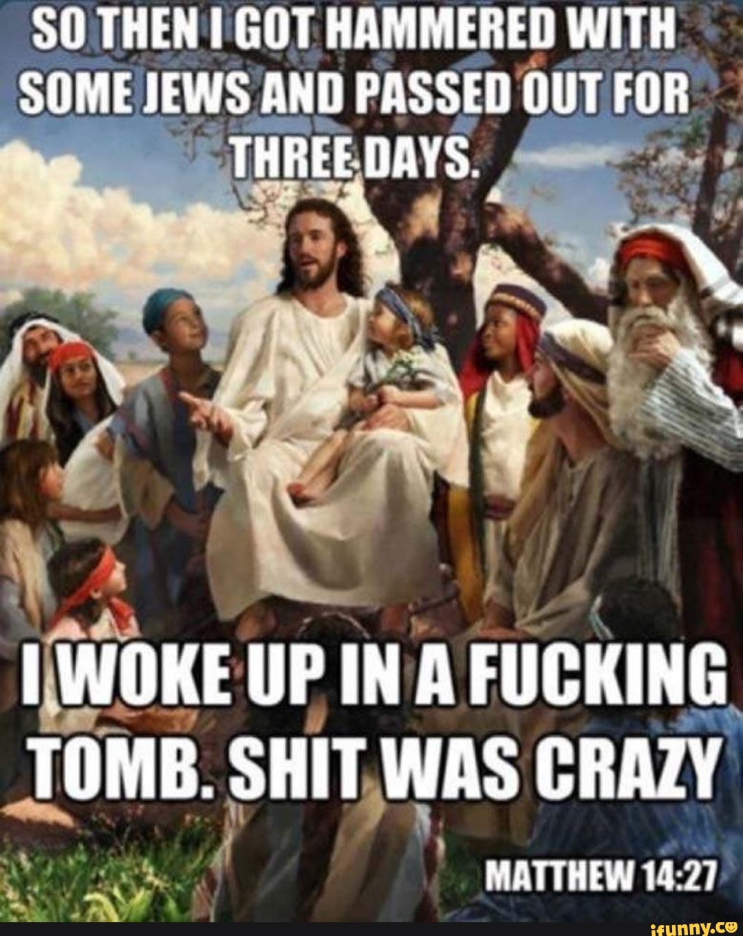 S0 THEN 1 GOT HAMMERED WITH
SOME ee AND PASSED OUT FOR.
IKE UP INA FUCKING
TOMB. SHIT, WAS CRAZY