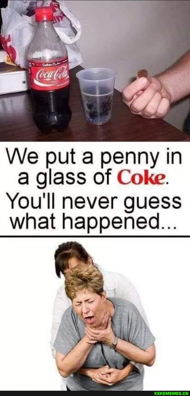We put a penny in a glass of Coke. You'll never guess what happened...