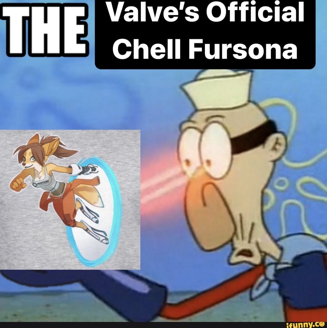 Valves Official The Valves Chell Official Fursona Ifunny