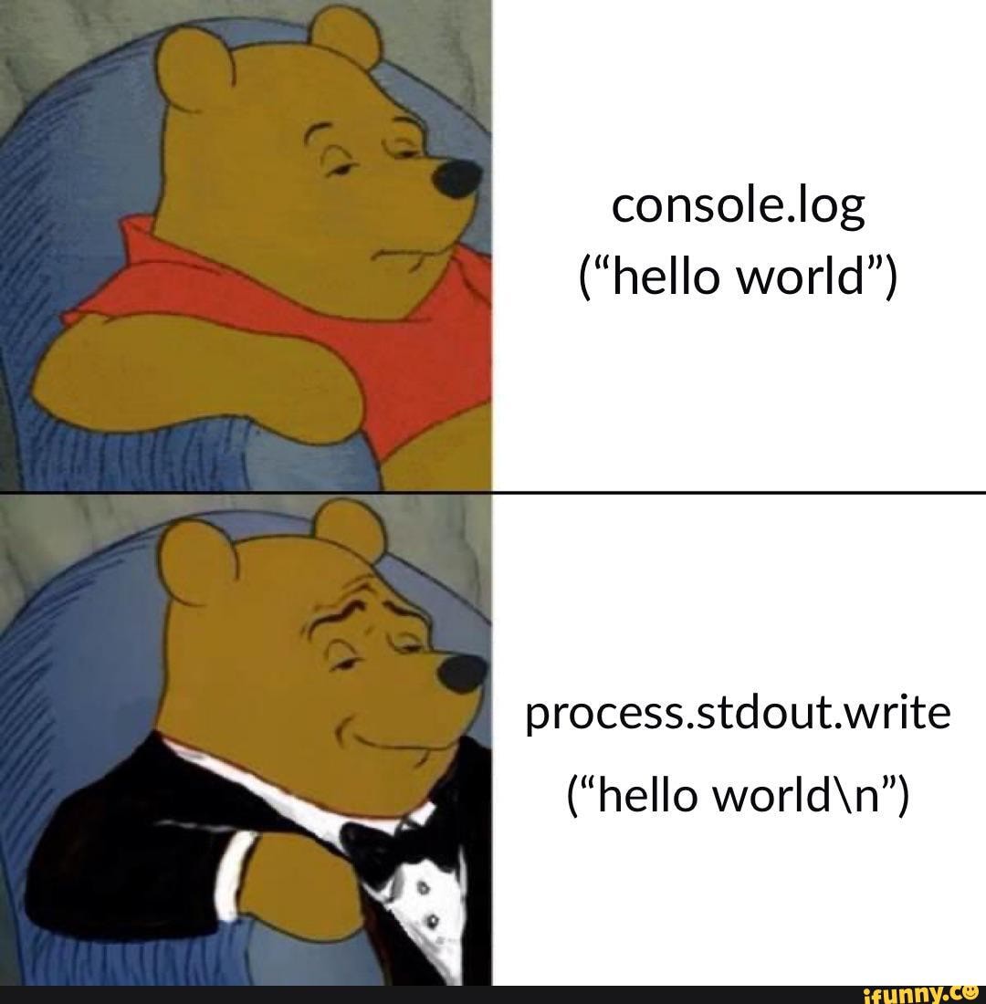 Process.stdout.write