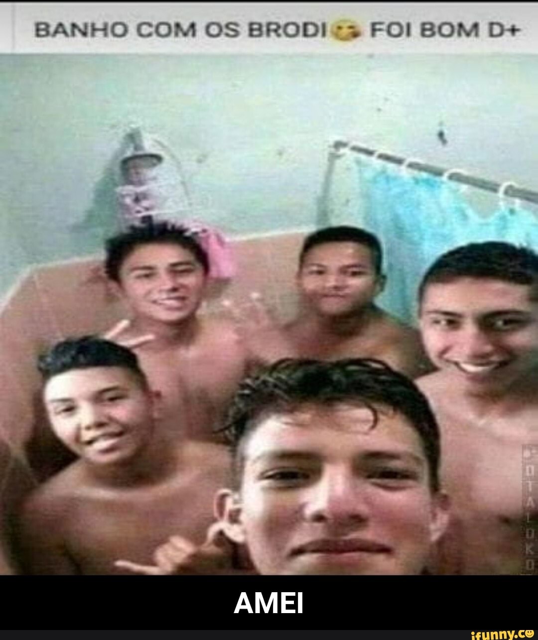 BANHO COM OS BRODI 73 FOI BOM D+ - AMEI