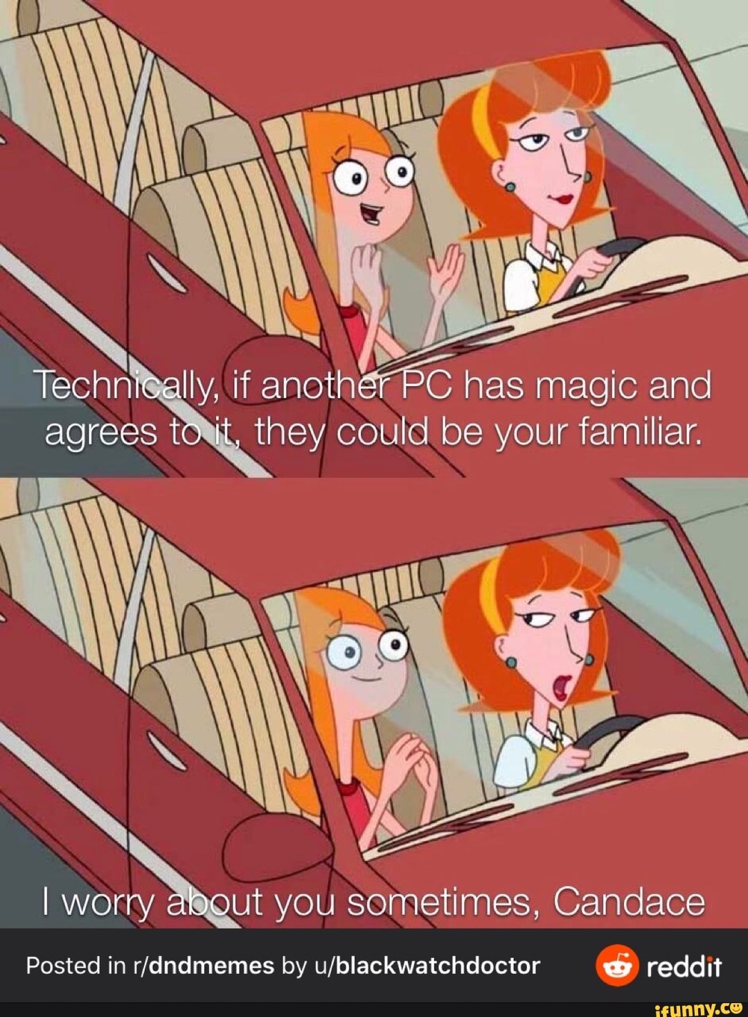 Techni®ally, if anothér PC has magic and
agrees tovit, they could be your familiar.