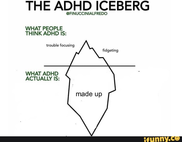 adhd iceberg diagram