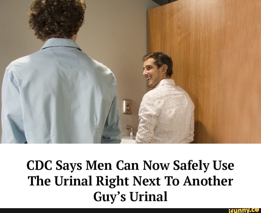 CDC Says Men Can Now Safely Use The Urinal Right Next To Another Guy's