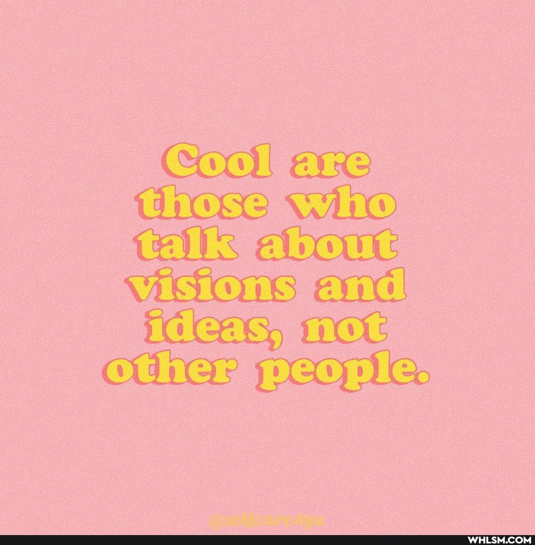 fallk abeowt not
others people: