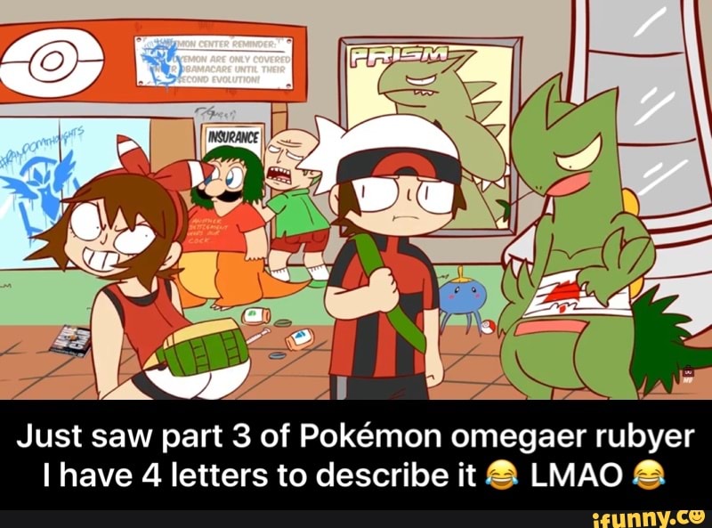 Pokémon omegaer rubyer I have 4 letters to describe it ê LMAO ê - Just saw ...