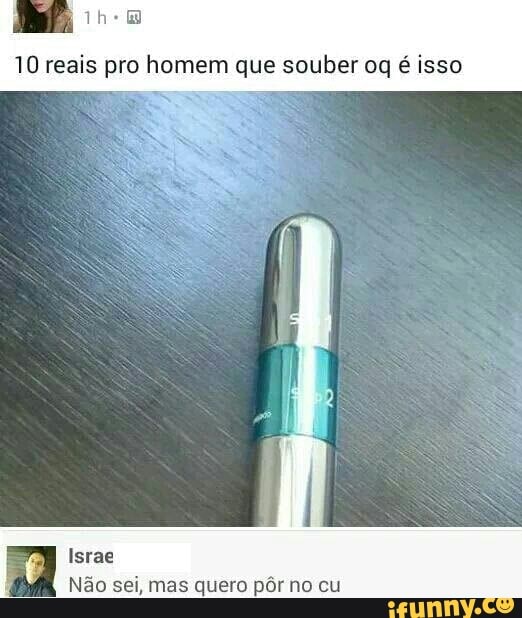 10 reais pro homem que souber oq é isso
[SET
Não sei, mas quero pôr no cu