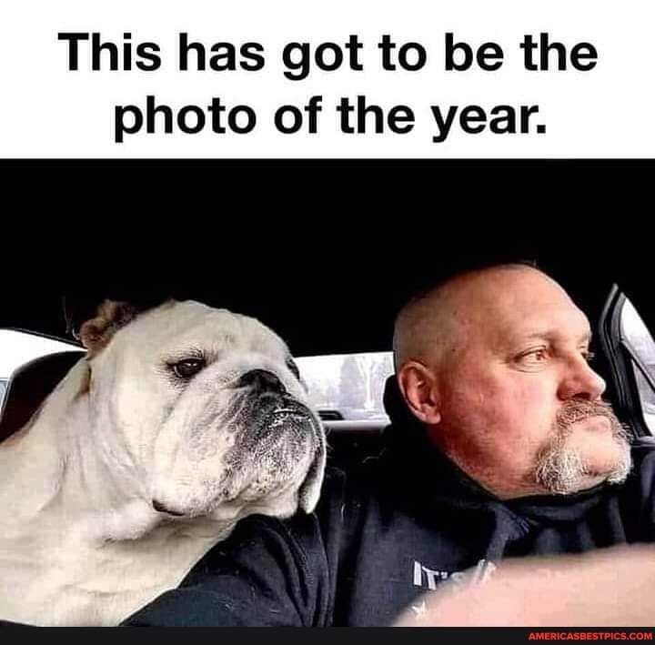This has got to be the
photo of the year.