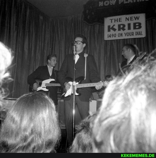 known, photo, buddy, holly, concert, night, di