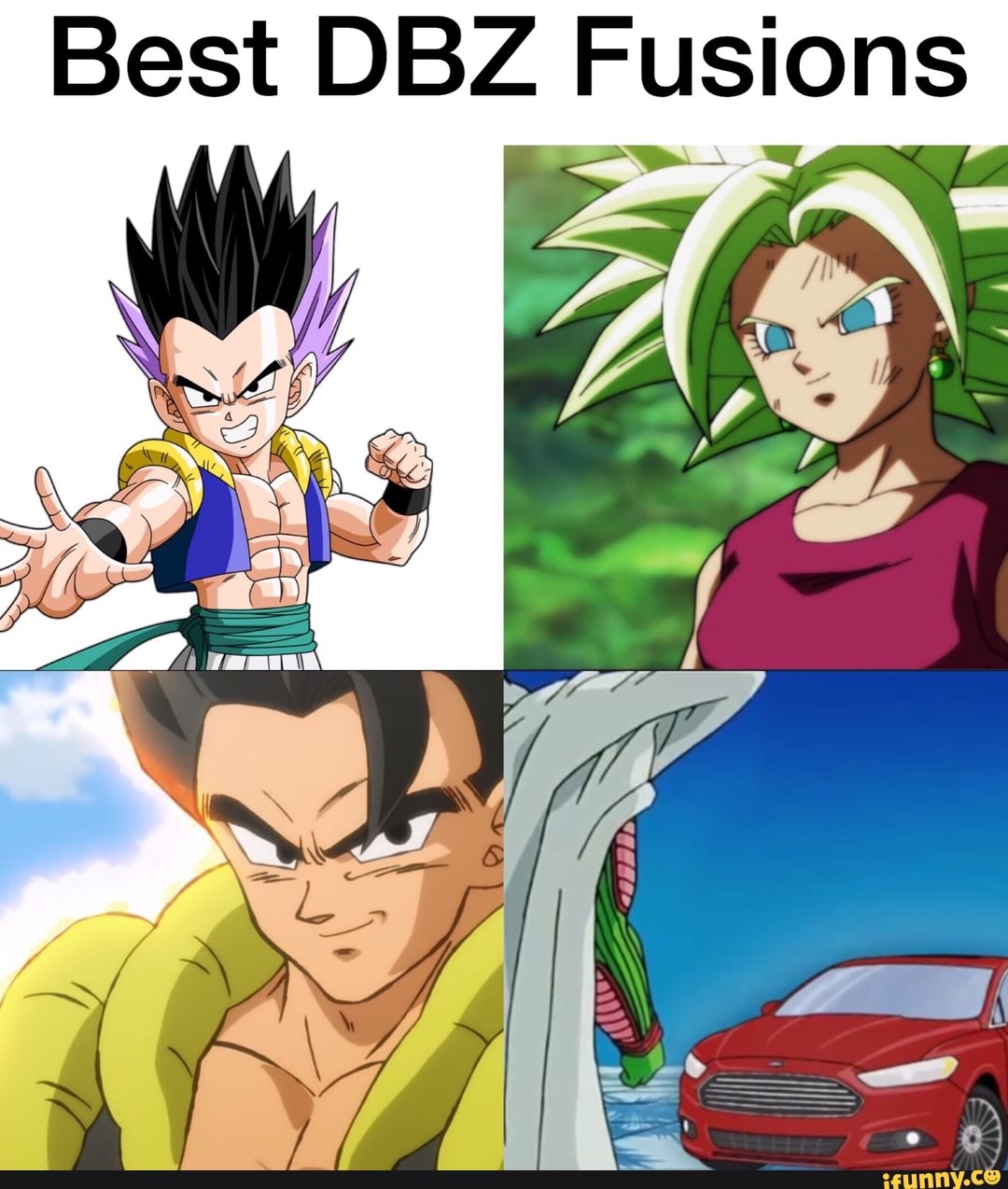 Best DBZ Fusions iFunny