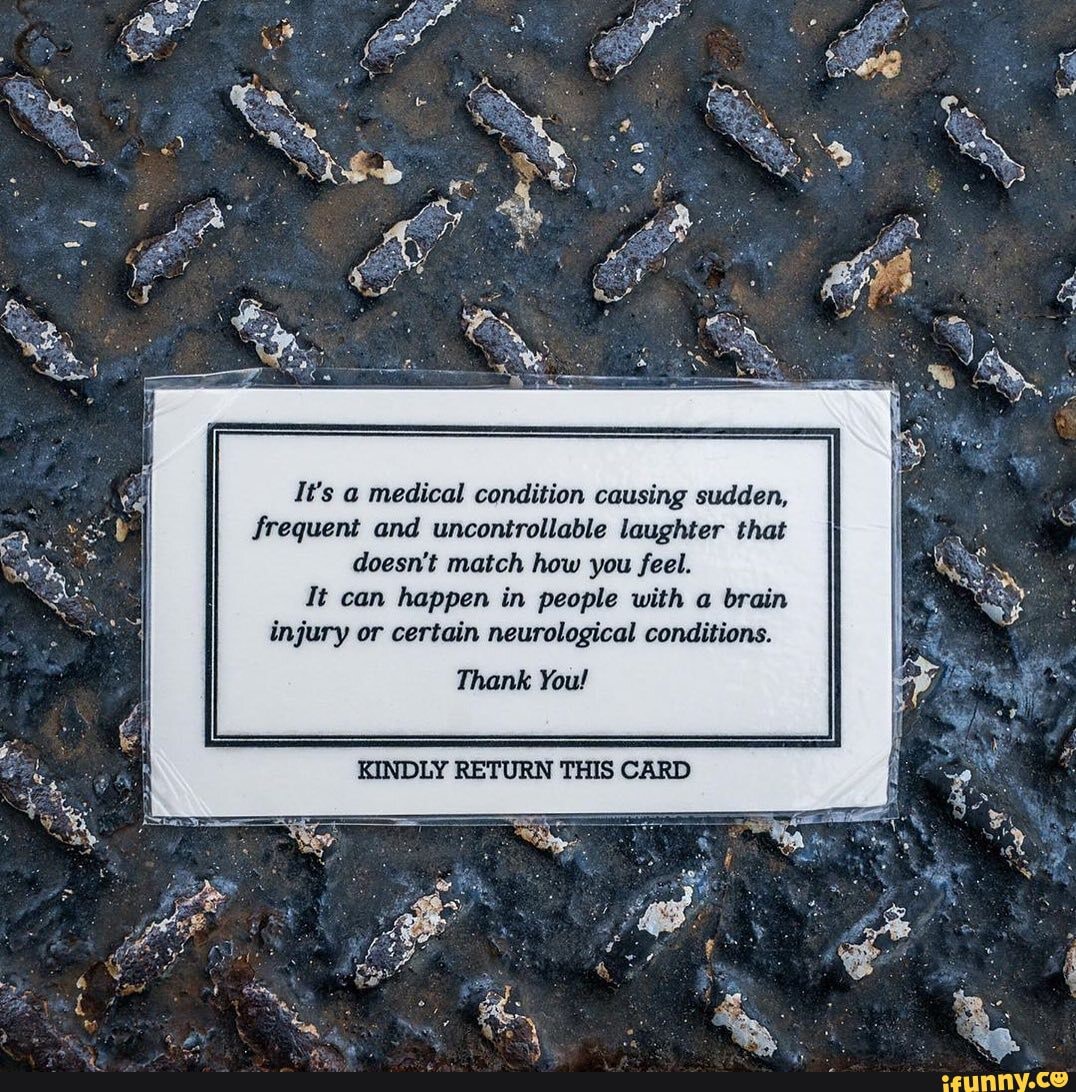 It's a medical condition causing sudden, frequent and uncontrollable