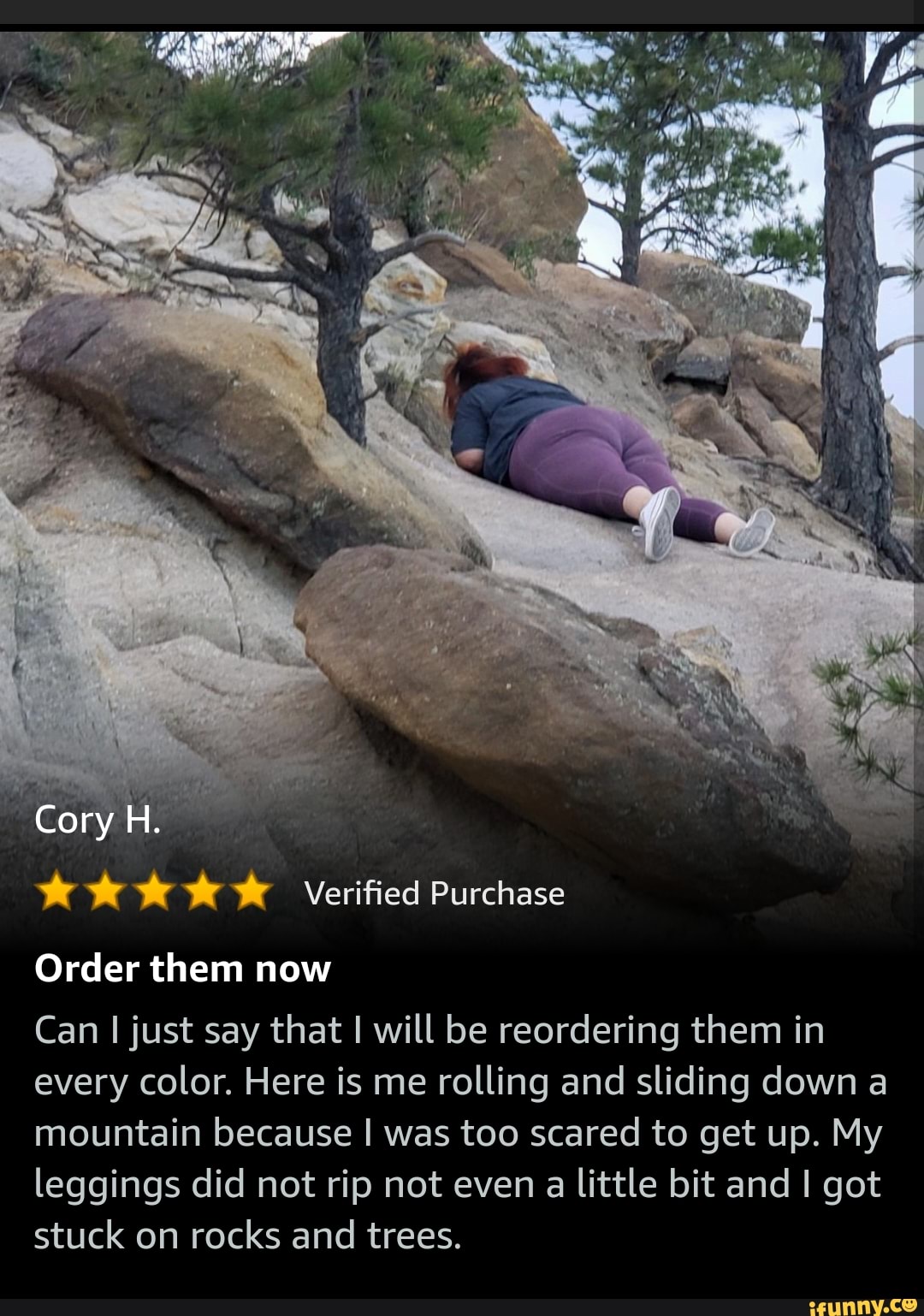 Verified Purchase Cory H. Order them now Can I just say that will