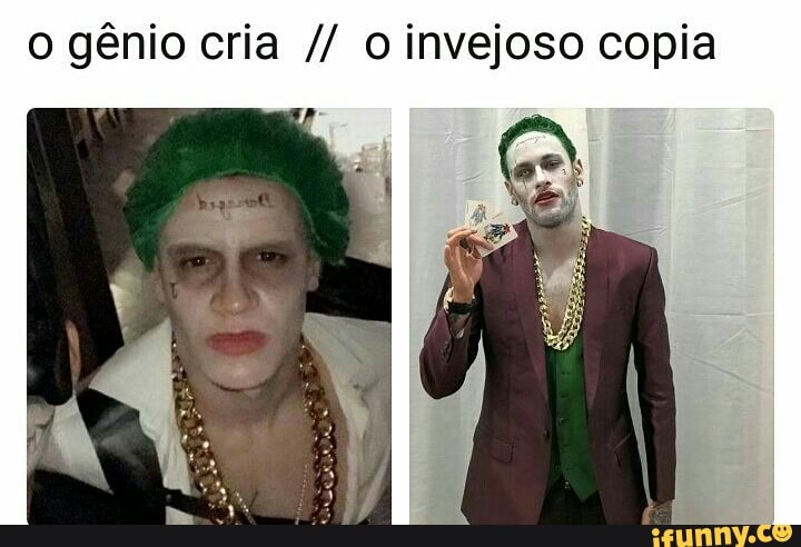 o gênio cria o invejoso copia