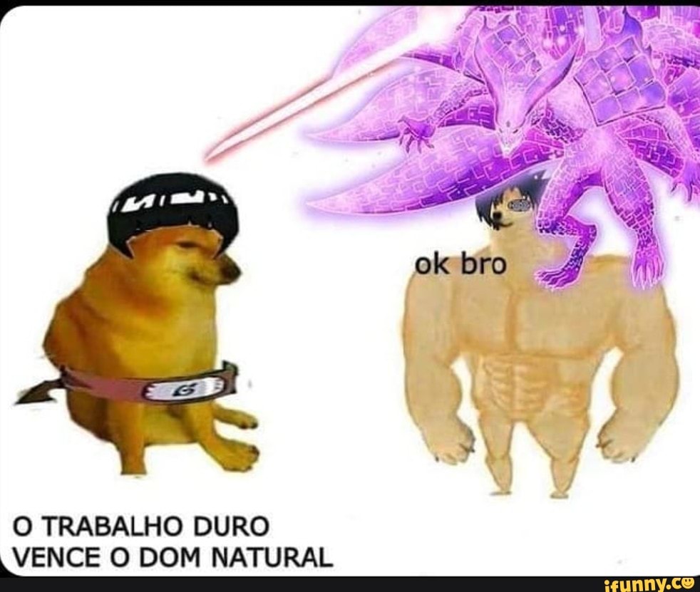O TRABALHO DURO
I
VENCE O DOM NATURAL