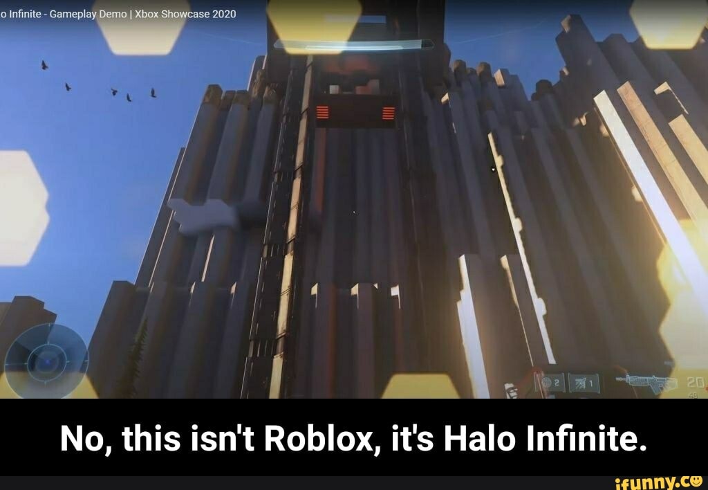 No This Isn T Roblox It S Halo Infinite Ifunny - keanu reeves roblox