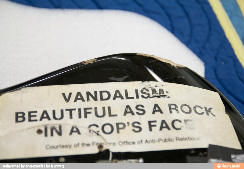 VANDALISRE:
BEAUTIFUL AS AROCx
IN A
GOP'S FAC"