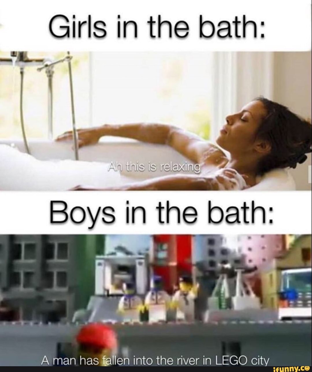 Girls In The Bath: Boys In The Bath: - Ifunny