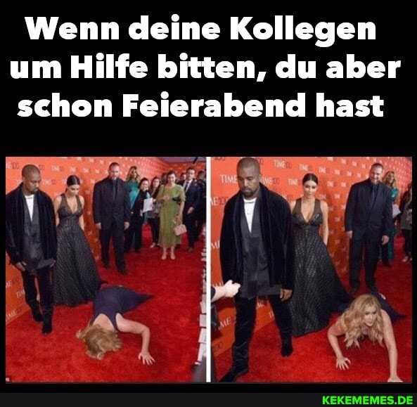 Wenn deine Kollegen um Hilfe bitten, du aber schon Feierabend hast
un
