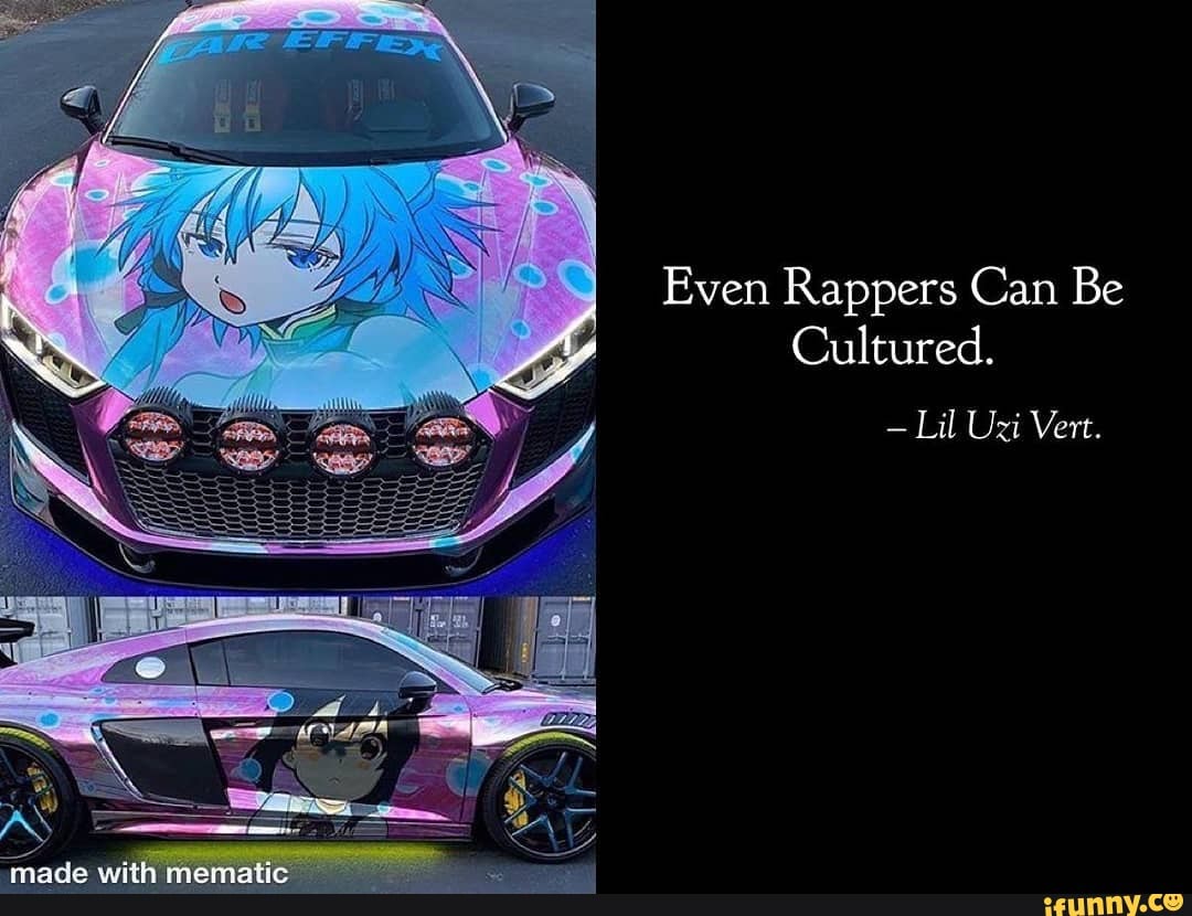 Lil Uzi Verts Anime Car Collection  Ideal