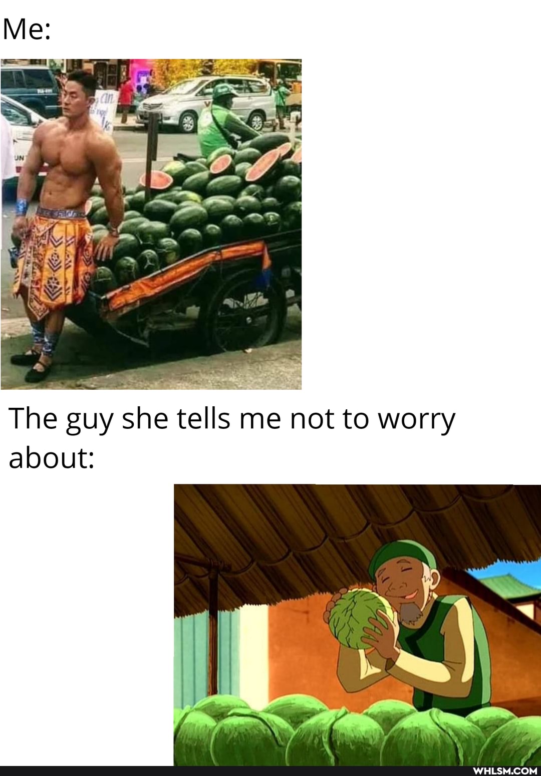 The guy she tells me not to worry about: