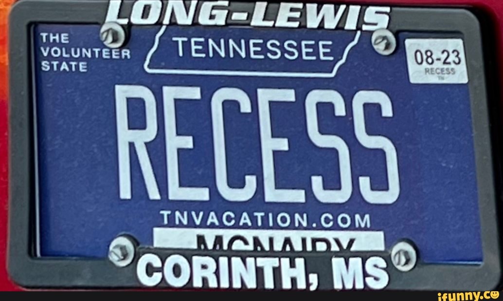 / TENNESSEE / RECESS CORINTH; MS 23 iFunny