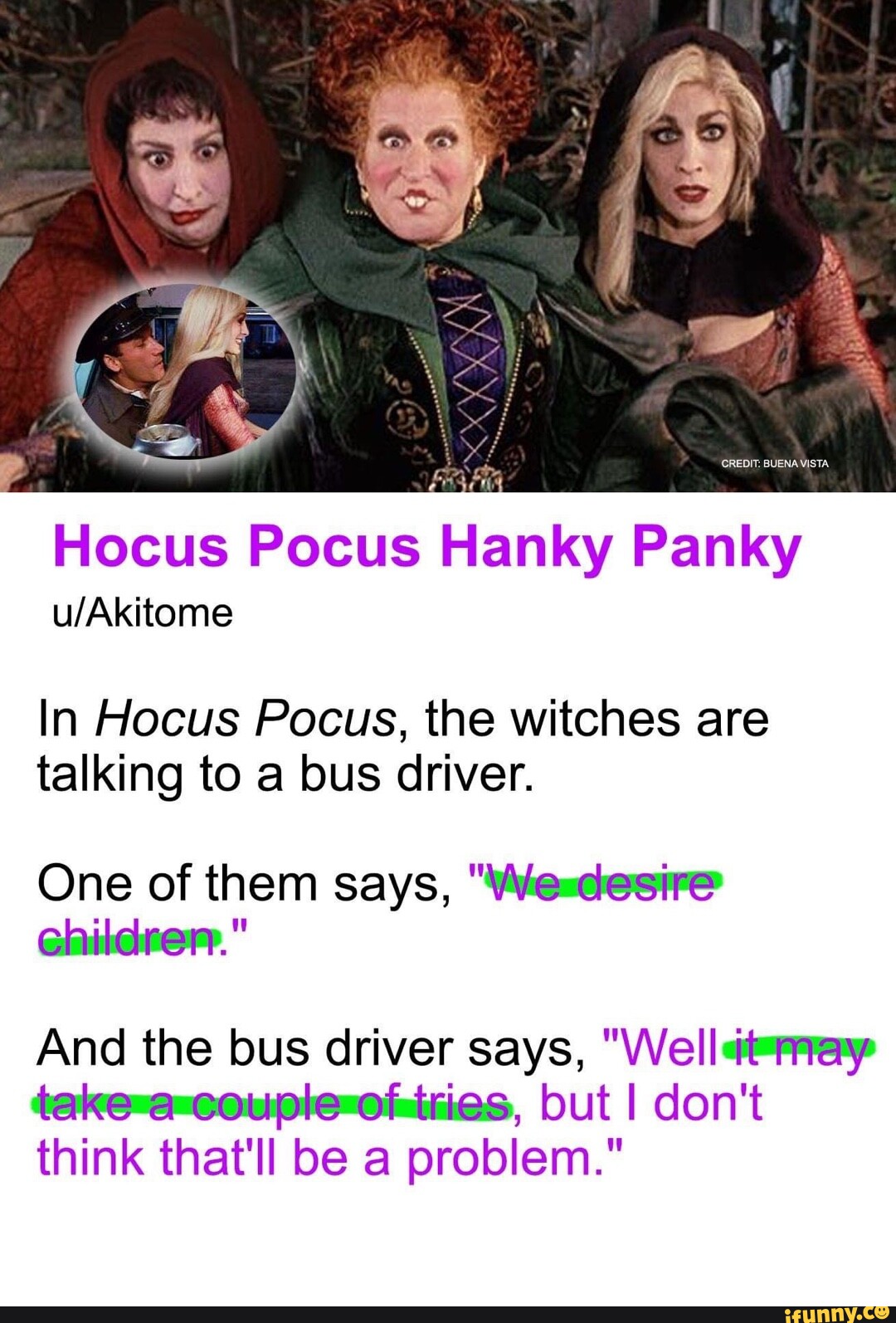 Locus Pocus Hanky Panky In Hocus Pocus The Witches Are Talking To A