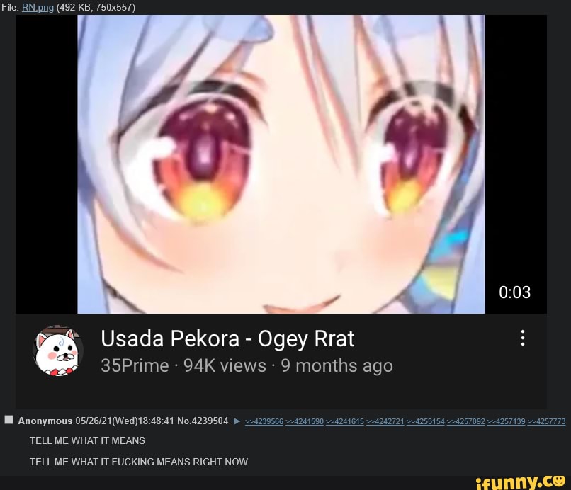 File: RN.png (492 KB, 750x557) Usada Pekora - Ogey Rrat TELL ME WHAT IT ...