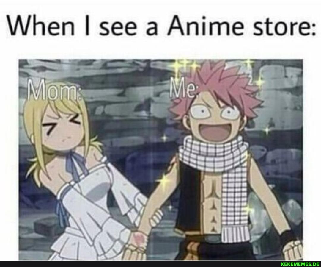 When see a Anime store: ion