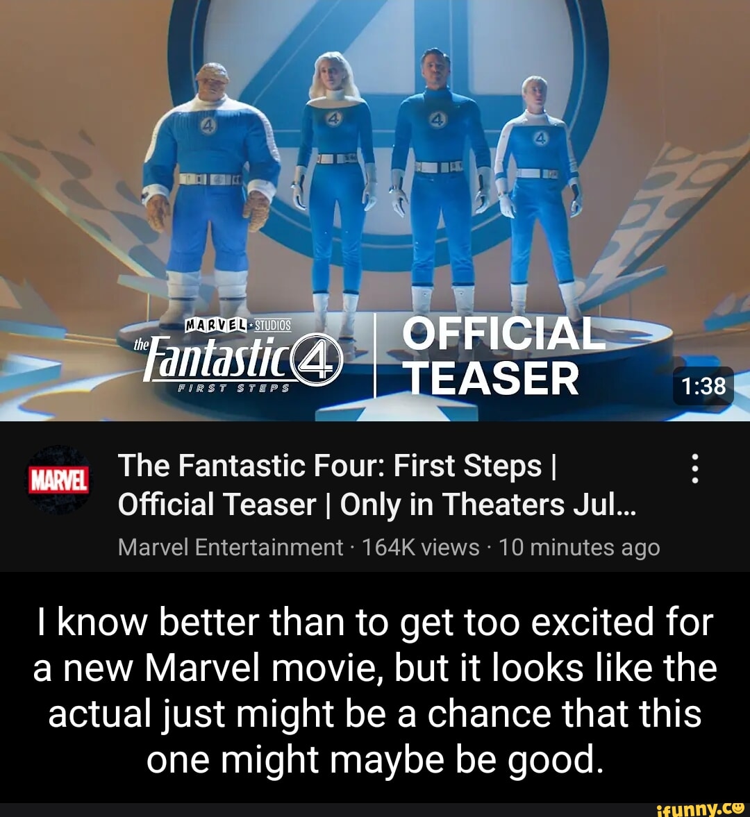 The Fantastic Four: First Steps I Official Teaser I Only in Theaters ...