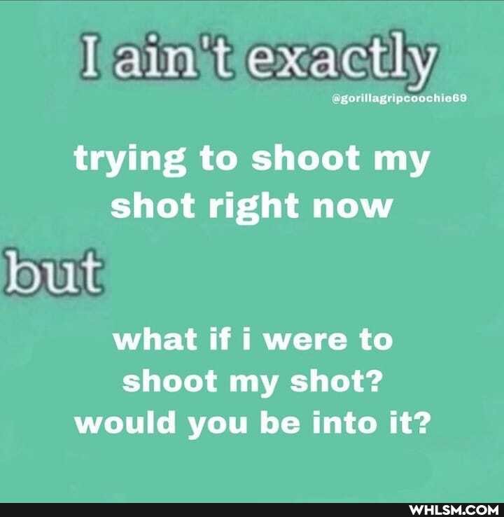 ain't exactly
@gorillagripco
trying to shoot my shot right now
but
what if i were to shoot my shot? would you be into it?