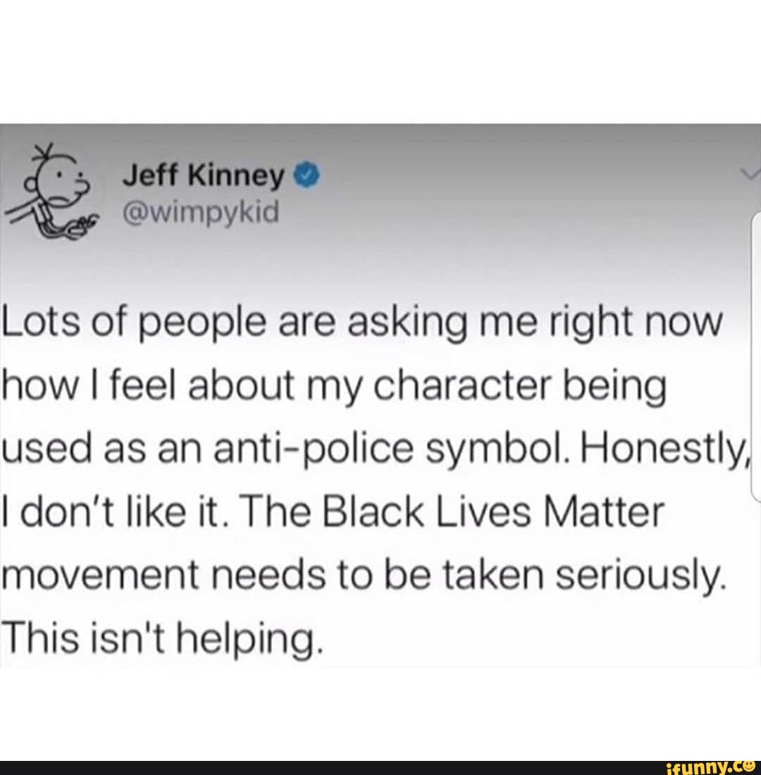 Lots of people are asking me right now how I feel about my character being used as an anti-police symbol. Honestly,
I don't like it. The Black Lives Matter movement needs to be taken seriously.
This isn't helping.