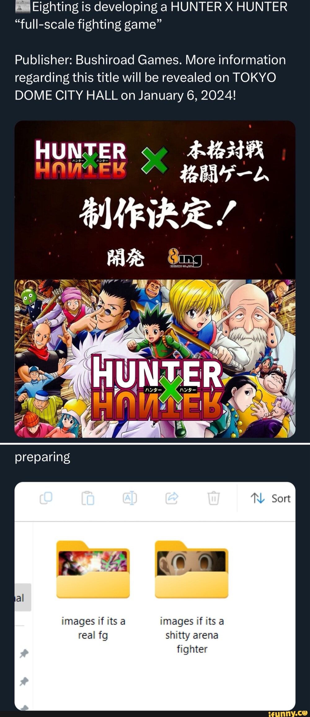 New Hunter x Hunter Game by Eighting