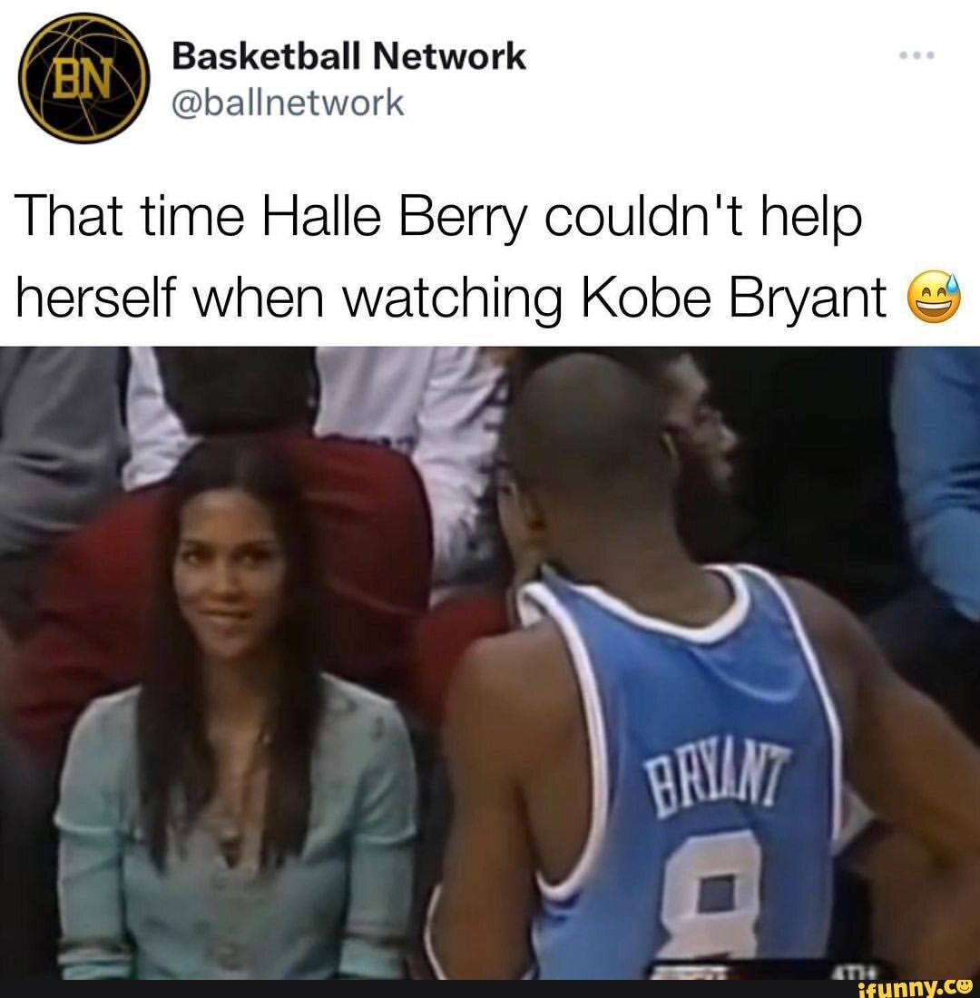 That time Halle Berry couldn't help herself when watching Kobe Bryant - )