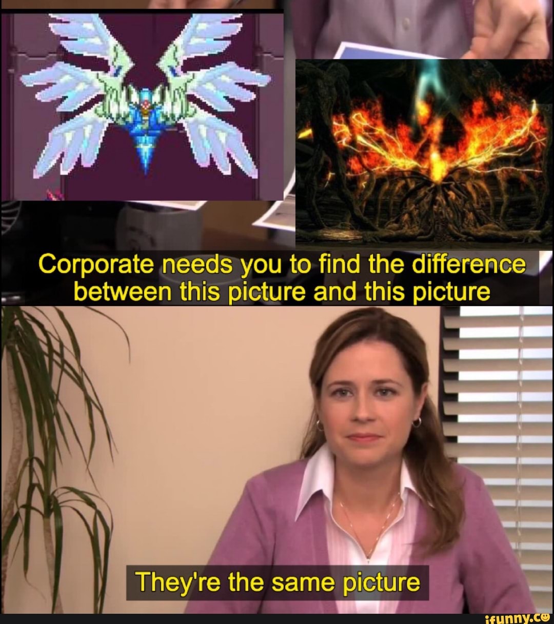 Corporate needs you to find the difference P between this picture and ...