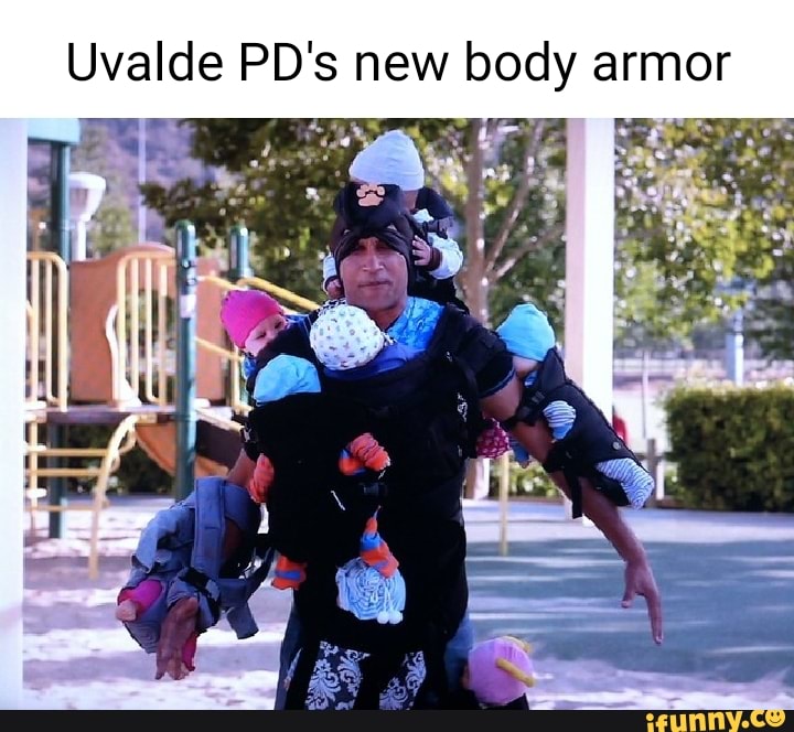 Uvalde PD's new body armor iFunny Brazil