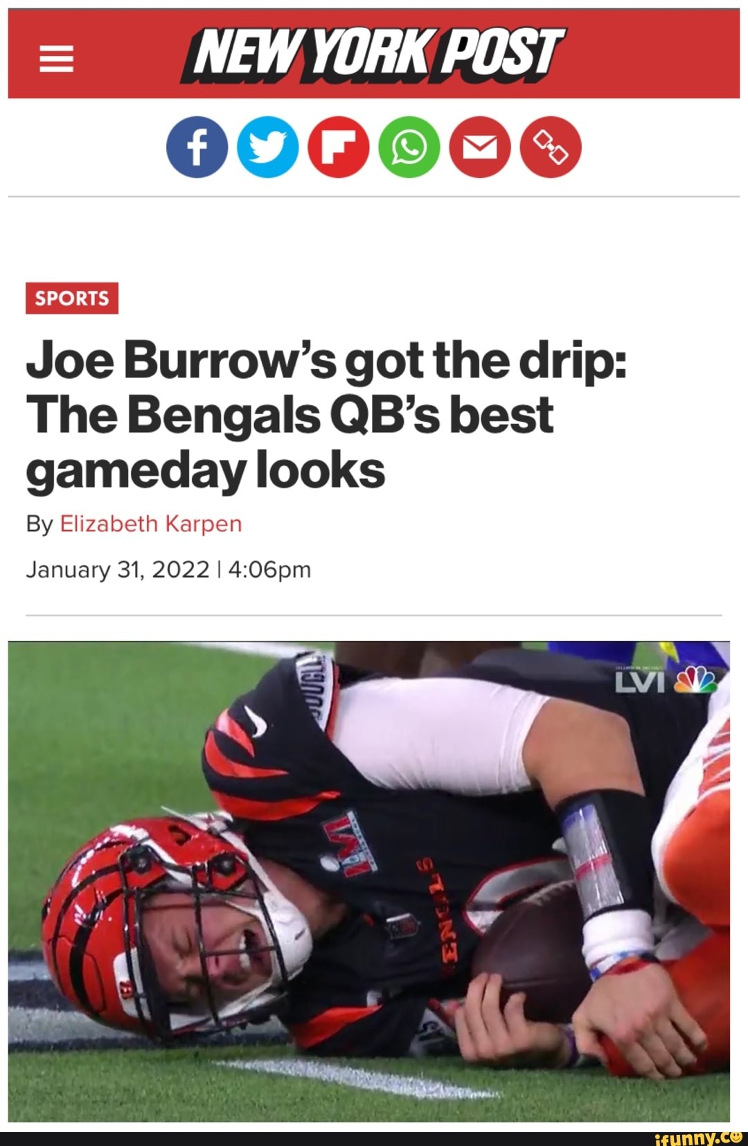 Joe Burrow pregame outfit: Best memes about Bengals QB's iconic fit