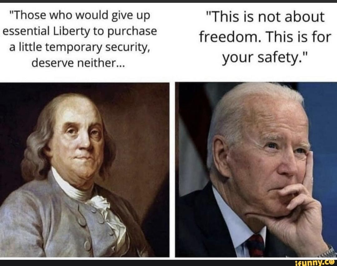 those who sacrifice liberty for security deserve neither