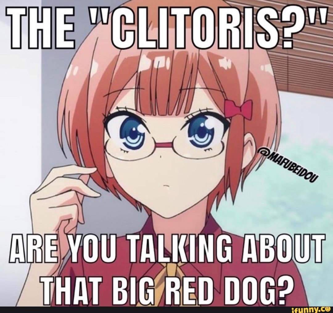 THE "CLITORIS?" ARE YOU TALKING ABOUT THAT BIG RED DOG? - iFunny