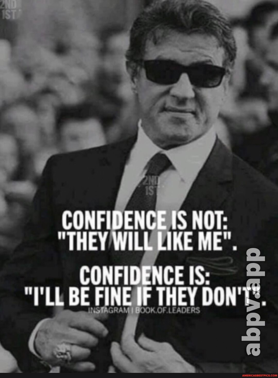 CONFIDENCE IS NOT:
"THEY WILL LIKE ME".
CONFIDENCE IS:
"TLL BE FINE TF THEY DONE.
SS
SS
