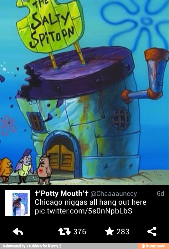 +'Potty Mouth't @Chaaaauncey 6d
e Chicago niggas all hang out here
pic.twitter.com/5sOnNpbLbS