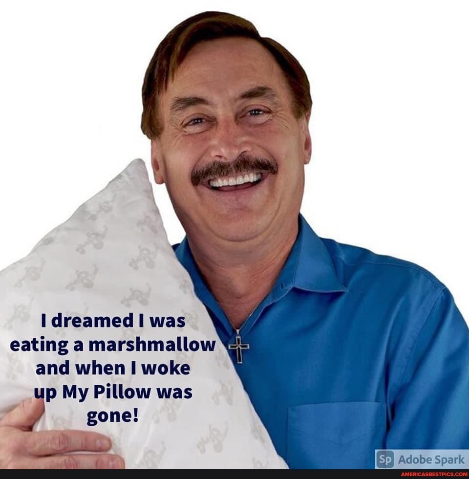 Dreamed was eating a marshmallow and when woke up My Pillow was gone