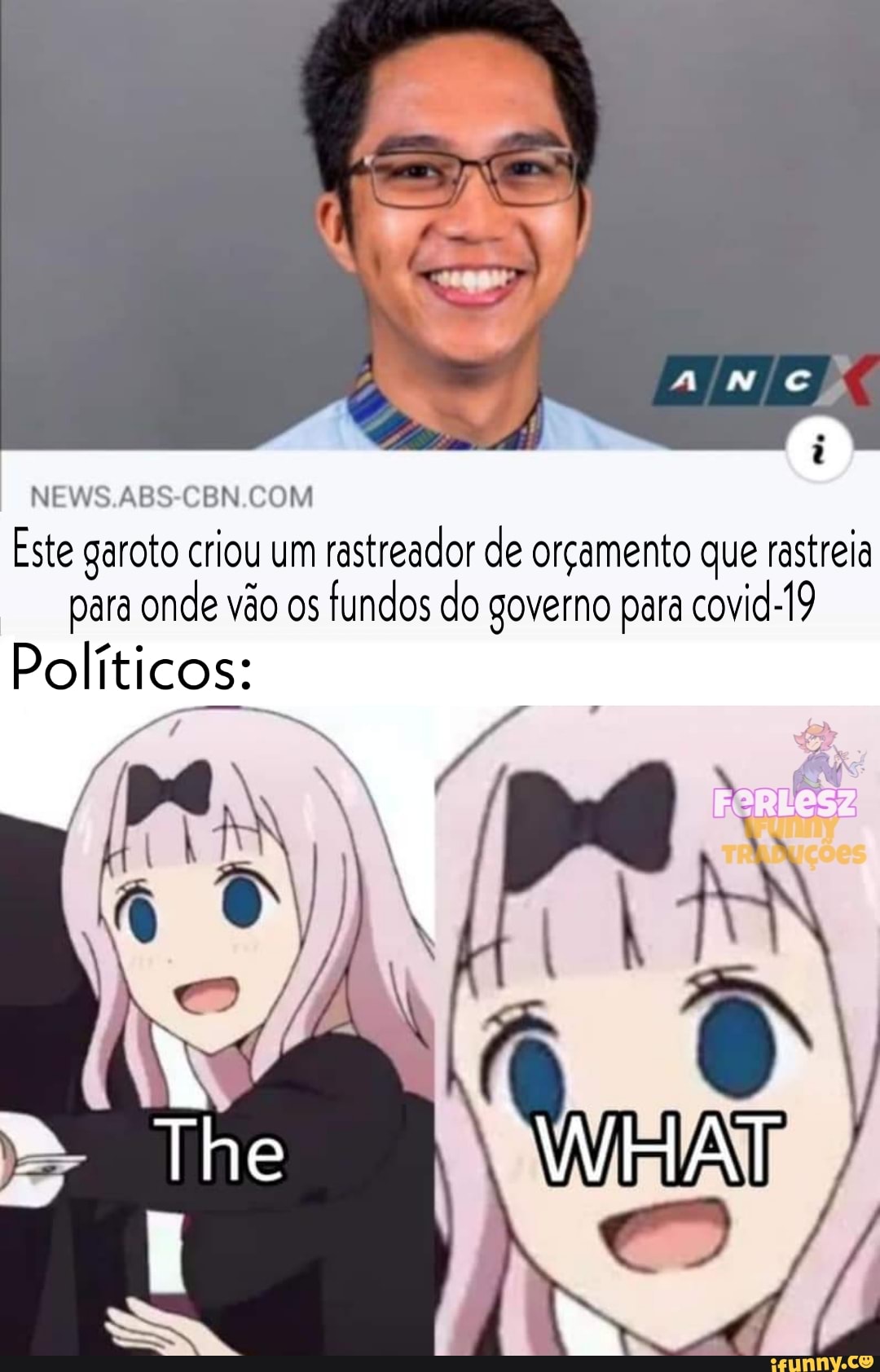 Este garoto criou um rastreador de orçamento que rastreia para onde vão os fundos do governo para covid-19
ABS COM
Políticos: